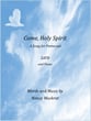 Come, Holy Spirit SATB choral sheet music cover